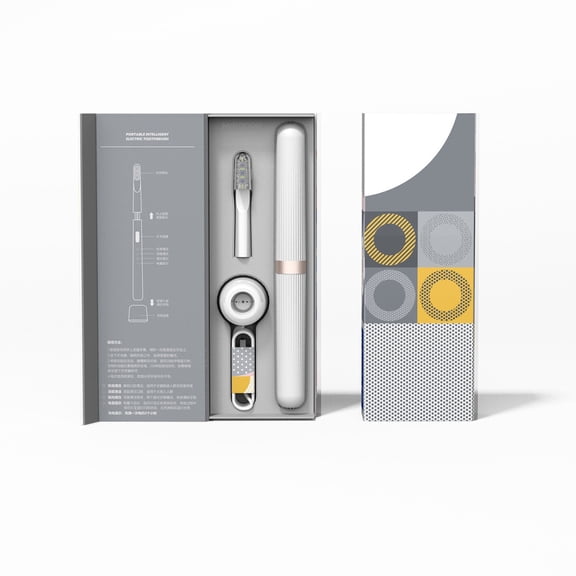 Aluminum Sonic Toothbrush 3 Modes 32000 Vibration Magnetic Charging Travel