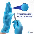 thumbnail image 2 of Guantes desechables SAFEWAY Nitril-Vinyl Blended 1000 Blue M, 2 of 5