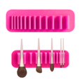 thumbnail image 3 of Soporte de cepillo de maquillaje de uñas de pared de silicona Percha roja shamjiam portaescobillas de maquillaje, 3 of 9