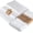 White - 3 Pack, variant on Natural - Blank Plain - Linen Tea Towels For Kitchen - For Crafting Embroidery Baking Sourdough Bread Proofing - 100% Cotton Flour Sack Dish Towels - 18"X28" - 3 Pack - Heavy Weight High Threadcount