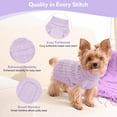 thumbnail image 3 of Suéteres para perro Lorehelina, paquete de 2, cuello alto para invierno, talla pequeña, 3 of 6