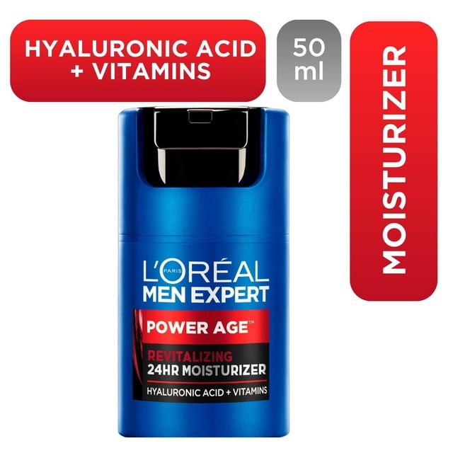 L'Oréal Paris Moisturizer, Hyaluronic Acid, Men Expert