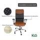 thumbnail image 3 of Silla De Oficina Ejecutiva Ergonomica Piel Sintetica Mesch marron KingsHouse 300261, 3 of 7