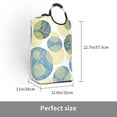 thumbnail image 3 of YFYANG 50L Foldable Laundry Hamper, Waterproof Oxford Fabric Circular Line Graffiti Laundry Bag Laundry Baskets, 3 of 6