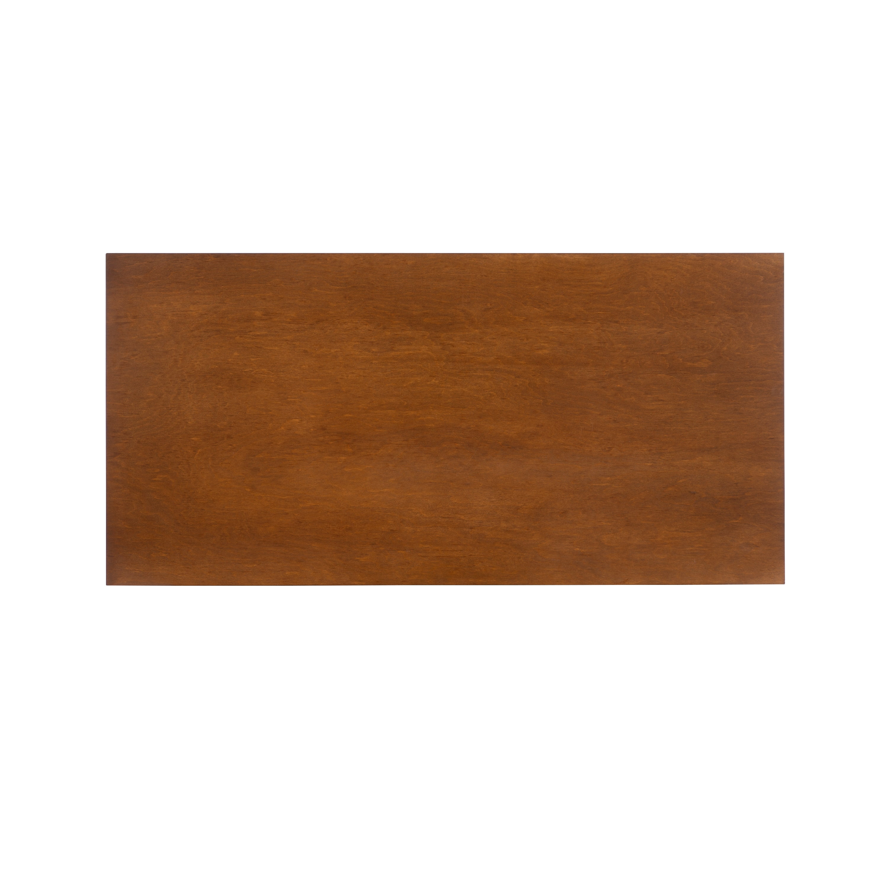 Linon Ashville Mid-Century Coffee Table with Shelf, Walnut