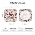 thumbnail image 5 of KLL Vintage flowers Pattern Seat Covers for Dining Room Chairs,Washable Chair Seat Chair Covers Seat Protector-Four Pieces, 5 of 7