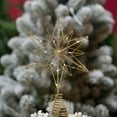 thumbnail image 6 of Dmlowu Christmas Tree Toppers - Xmas Star Tree Topper for Party Holiday Christmas Tree Decorations, 8x12 inch Hollowed Christmas Tree Toppers with Led Light, 6 of 7