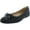 Bow, Black, variant on Naturalizer Womens Vivienne Leather Slip On Flats