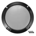thumbnail image 1 of Rejilla de altavoz de 10" Malla Circular Decorativa Guardias Protectores Accesorios de Audio Negro, 1 of 5