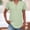 Light Green, variant on V Neck Short Sleeve Henley Tops，Henley Blouses Work Tops Casual Cotton Tees Shirts 2026 Henley Outfit Henley Button Up T Shirts Work Tshirt Clothes Casual Business Blouses V Neck Button Shirts
