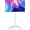 White, variant on Mobile TV Cart Rolling TV Stand for 23-65 Inch TVs up to 110lbs | Height Adjustable Portable AV Cart with Wheels and Tilt Mount, Outdoor TV Stand Mount, Max VESA 400x400mm, White