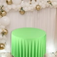 thumbnail image 5 of Water Resistant Round Tablecloth 90 Inch - Stain Proof Washable Polyester Table Cover for Wedding, Banquet, Dining & Outdoor Events - Spill Resistant Tablecloth, 5 of 6