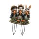 thumbnail image 5 of Estacas decorativas para jardín, estatua decorativa de conejo para patio trasero, primavera y exterior Estilo G, 5 of 8
