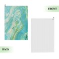 thumbnail image 2 of Werpe Swirls Abstract Painting Super Absorbent Microfiber Golf Towel for Father's Day 1PC, 2 of 7