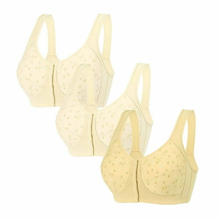 Black of Friday Deals!Clearance Staron 3PC Women Bra  Bras for Women Comfort No Underwire Bra Stretch Comfortable Bra Wireless Seamless Bras Comfy Bra