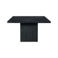 thumbnail image 6 of Meridian Furniture Belinda Square Black Solid Wood and Oak Veneer Dining Table, 6 of 7