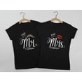 thumbnail image 4 of Mr and Mrs Shirts Gift for Couples Wedding Anniversary Newlywed Matching Set T-Shirts Men Small / Women X-Large Black, 4 of 7