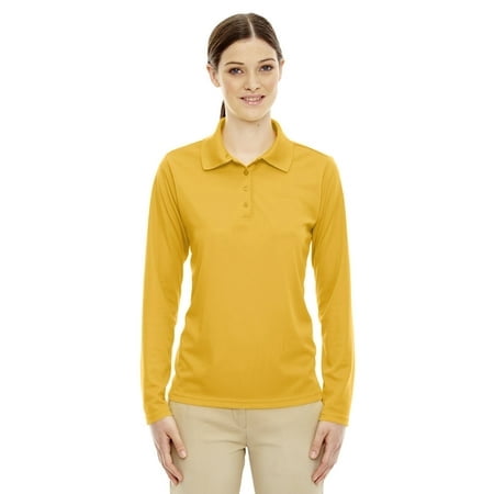 Ash City - Core 365 Polo Piqué à Manches Longues de Performance Sommet pour Dames