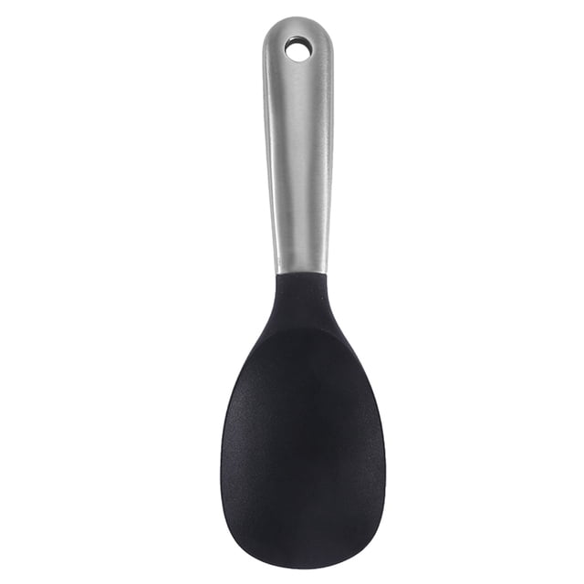 Paleta para servir arroz sin esfuerzo, cuchara de cocina antiadherente de acero inoxidable, diseño duradero de alta calidad con resistencia al óxido, para cocinas convenientes en el hogar y en