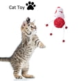 thumbnail image 1 of Flmtop Cartoon Rattan Ball Animal Mouse Shape Katten Cat Interactive Toys Pet Supplies Green 1, 1 of 9