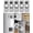 A-Grey-5pack, variant on 2 Pack Fridge Locks with Self Adhesive, Refrigerator Latch for Kids, Toddlers and Children, Child & Baby Proofing Freezer Door Lock for, Cabinets and Drawers, Oven, Windows