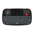 thumbnail image 1 of Teclado Rii i4 Mini teclado inalámbrico Bluetooth y 2.4GHz Modos duales Ratón de mano Retroiluminado Ratón Touchpad Control remoto Compatible con Windows / Android Rii Teclado, 1 of 7