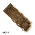 thumbnail image 3 of Ashosteey Remy Clip in Hair Extensions Human Hair Medium Brown,Natural Soft Synthetic Hairpieces for Women, Dark Blonde with Light Blonde Ends,Natural Soft Hairpieces for Women, 3 of 4