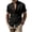 Black, variant on Wrtxtat Men's Button Down Shirts Relaxed Fit Casual Vintage Renaissance Pirate Shirts Stand up Collar Solid Color T-Shirt Tops White M