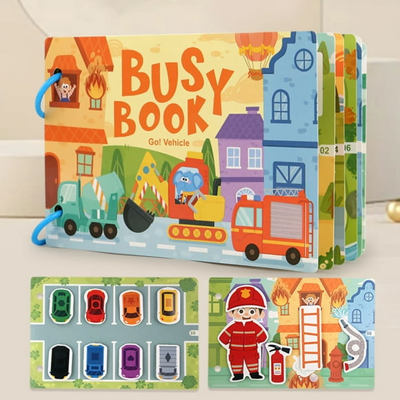 Riforla Book Toys for Toddlers Preschool Learning Activities Educational Books for Kids Ages 3+ Sensory Toddler Toy Birthdays Christmas Travel for Kids Early Education Toys A