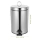 thumbnail image 5 of WORGEOUS Contenedor de basura de acero inoxidable con tapa, contenedor de basura redondo para cocina, 5 of 8