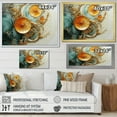 thumbnail image 4 of Designart "Organic VORTEX" Abstract Spirals Floater Framed Canvas Wall Art, 4 of 7