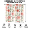thumbnail image 2 of Blackout Kids Curtains,Pioneer Flower Childrens Insulated Curtains Set Of 2,Bedroom Essentials,Toddler Room Decor 42x84in(106x213cm), 2 of 4