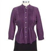 George M.E. - Women's Pintuck Dobby Blouse