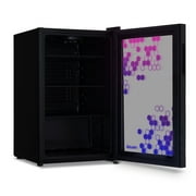 Newair Prismatic Series 85 Can Stainless Steel Door Beverage Refrigerators, Hexacolor