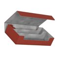 thumbnail image 1 of Card Guardian Premium Double Leather Cards Safe Box Large Card Accessible Premium Strong Securely Showcase Cards Double Deck Bright Red, 1 of 9
