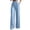 *Blue, variant on Women's Drawstring Wide Leg Dress Pants,Slim Pleated Work Trousers with Pockets,Ladies Stretchy Comfortable Business Office Slacks with Pockets,White,S-3XL