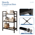 thumbnail image 7 of EDX Bookcase, 3 Tier Book Shelf, Storage Shelf, Classic Modern Bookcase for CDs, Movies, Books, Industrial Bookcase for Home Office, Living Room, Kitchen, Bedroom, Black, 7 of 7