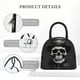 thumbnail image 4 of Balery Black White Hat Skull Bolsa de Almuerzo para Mujeres, Caja de Almuerzo, Bolsa de Almuerzo Pequeña Impermeable, Tote de Almuerzo Reutilizable con Gran Capacidad, 4 of 6