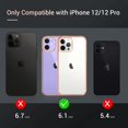 thumbnail image 2 of Wekity Coque Transparente Compatible avec l'Iphone 12/12 Pro, Coque de Protection Anti-Choc Anti-Jaunissement Mince, 6,1 Pouces, 2 of 5
