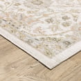 thumbnail image 3 of Oriental Weavers Cavett Area Rug - CAV05 - 7'10" x 10'10" - in Ivory/ Gold - Vintage Inspired, Stain Resistant, Family and Pet Friendly , Dining, Living Room Rug, 3 of 3