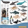 thumbnail image 4 of Figuras de animales del océano, 12 piezas de juguetes de animales marinos Figuras de animales marinos Juguetes de animales marinos Integración perfecta, 4 of 7