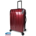 thumbnail image 2 of MIUSA 26" Hard Side Polycarbonate Luggage w/ 4x4 Spinner Wheels, Red, 2 of 8