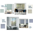 thumbnail image 3 of Keego Cloth Venetian Blinds Room Darkening Windows Blinds Semi Blackout Shades for Home Privacy Customizable Color and Size Silver Grey 26"w x 36"h, 3 of 9