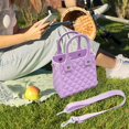 thumbnail image 1 of Bolso de playa para mujer, bolso de viaje para gimnasio, viajes, navegación y actividades al libre. violeta, 1 of 10