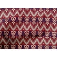 thumbnail image 4 of oneOone Tissu Popeline de Coton Chevron & Tourbillon Tissu Décor Imprimé BTY 56 Pouces de Large, 4 of 4