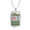 Military Chain (Gold), variant on Some Heros Wear Capes Dog Tag Dog Tag Necklace Stainless Steel 24" Chain Silver Tone or Gold Tone