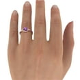 thumbnail image 2 of Amethyst 0.50 CT Ring 14K Rose Gold Knot 4 prongs Round, 2 of 7