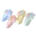 thumbnail image 2 of ITFABS Chaussettes Courtes à la Cheville pour Bébés Filles Princesse Coton Dentelle, 2 of 5
