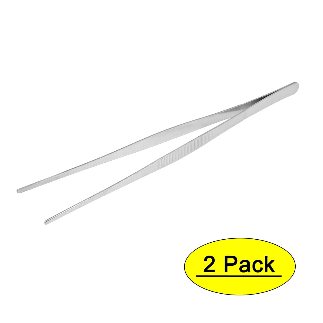 Aquarium Straight Tweezers 12 Inch Stainless Steel Extra Long, Fish Tank Aquatic Plants Forceps