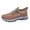 Khaki, variant on CPNG Men's Slip on Walking Orthopedic Shoes Lightweight Breathable Non Slip Running Shoes Athletic Gym Tennis Slip on Outdoor Shoes Comfortable Sneakers